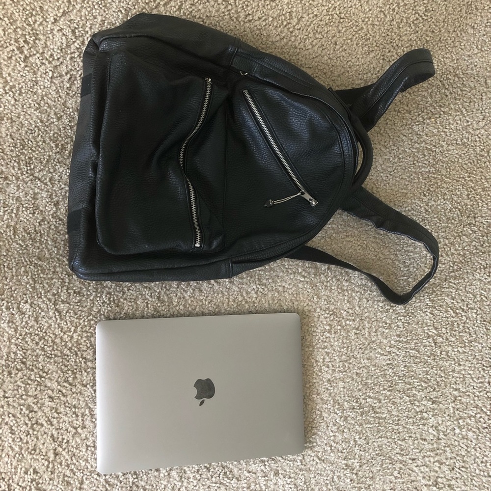 Monki (Swedish brand) black backpack